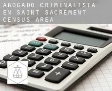 Abogado criminalista en  Saint-Sacrement (census area)