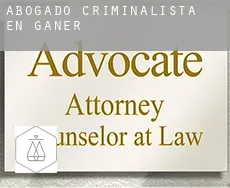 Abogado criminalista en  Ganer
