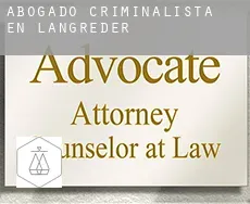 Abogado criminalista en  Langreder