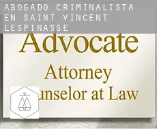 Abogado criminalista en  Saint-Vincent-Lespinasse