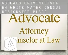 Abogado criminalista en  White Water