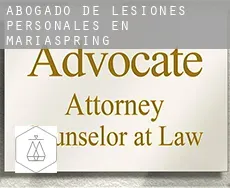 Abogado de lesiones personales en  Mariaspring