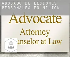 Abogado de lesiones personales en  Milton