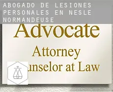 Abogado de lesiones personales en  Nesle-Normandeuse