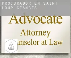 Procurador en  Saint-Loup-Géanges