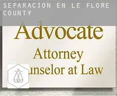 Separación en  Le Flore County