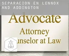 Separación en  Lennox and Addington