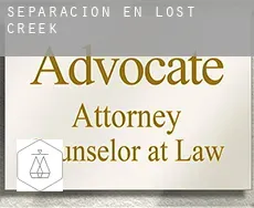 Separación en Lost Creek