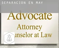 Separación en  May