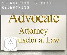 Separación en  Petit-Réderching