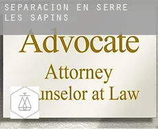 Separación en  Serre-les-Sapins