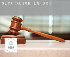 Separación en  Orr