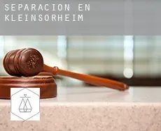 Separación en  Kleinsorheim
