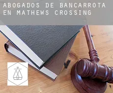 Abogados de bancarrota en  Mathews Crossing