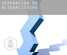 Separación en  Altenklitsche