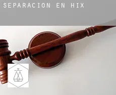 Separación en Hix