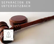 Separación en  Untersotzbach