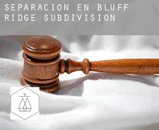 Separación en  Bluff Ridge Subdivision