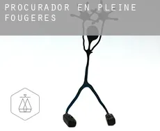 Procurador en  Pleine-Fougères