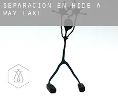 Separación en  Hide-A-Way Lake