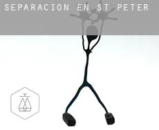 Separación en  St. Peter