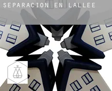 Separación en  L'Allée