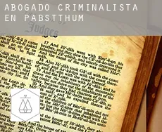 Abogado criminalista en  Pabstthum