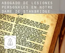 Abogado de lesiones personales en  Notre-Dame-de-Stanbridge