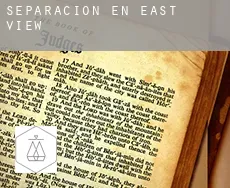 Separación en  East View