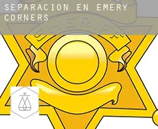 Separación en  Emery Corners