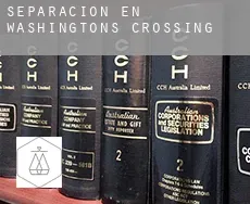 Separación en  Washingtons Crossing