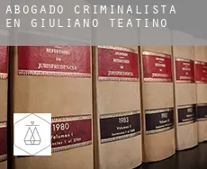 Abogado criminalista en  Giuliano Teatino