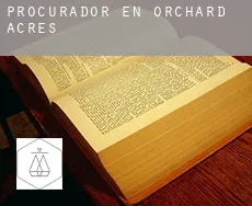 Procurador en  Orchard Acres