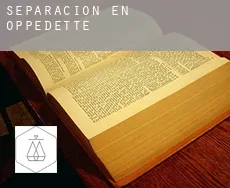 Separación en  Oppedette