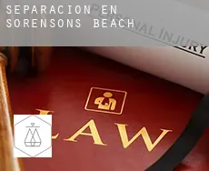 Separación en  Sorenson's Beach