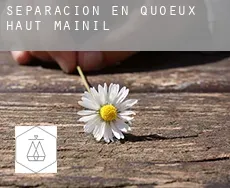 Separación en  Quœux-Haut-Maînil