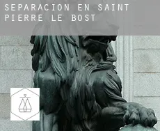 Separación en  Saint-Pierre-le-Bost