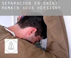 Separación en  Saint-Romain-sous-Versigny