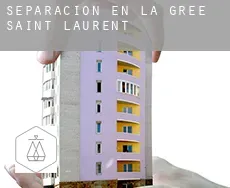 Separación en  La Grée-Saint-Laurent