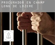 Procurador en  Champ Long de Lozère