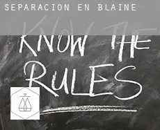 Separación en  Blaine