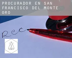 Procurador en  San Francisco del Monte de Oro