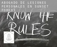 Abogado de lesiones personales en  Sunset Forest