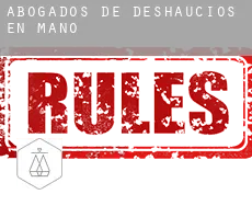 Abogados de deshaucios en  Mano