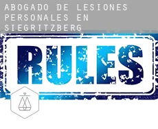 Abogado de lesiones personales en  Siegritzberg