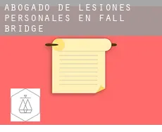 Abogado de lesiones personales en Fall Bridge