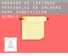 Abogado de lesiones personales en  Orchard Park Subdivision Number 3-7