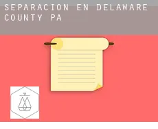 Separación en  Delaware County