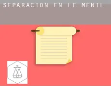 Separación en Le Ménil